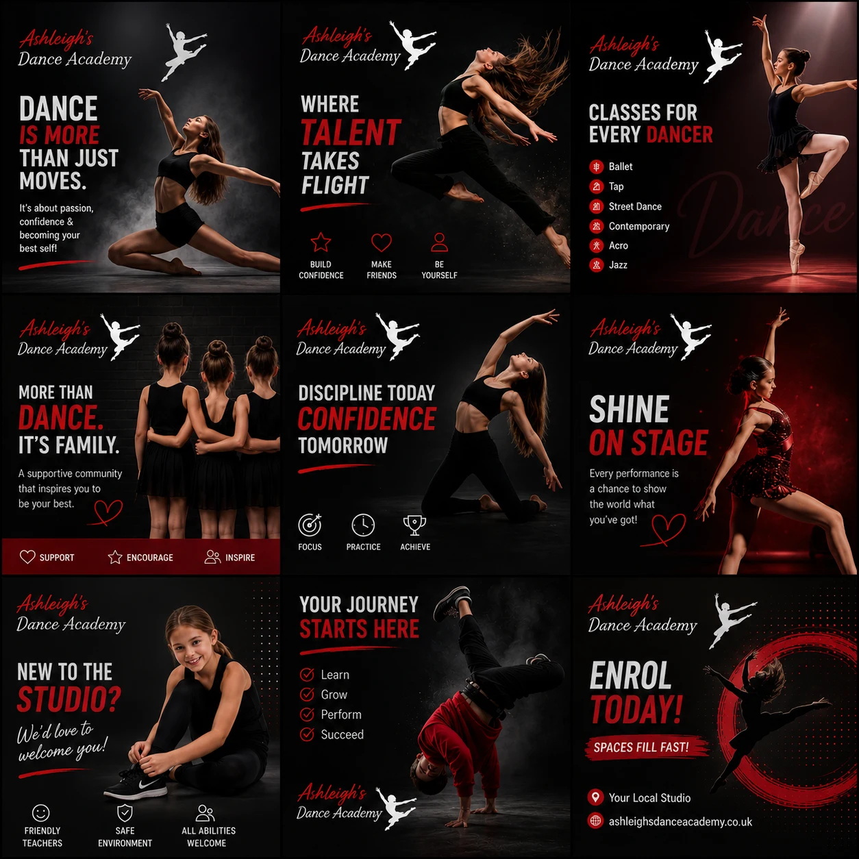 Ashleigh's social media design by AVFX Sign