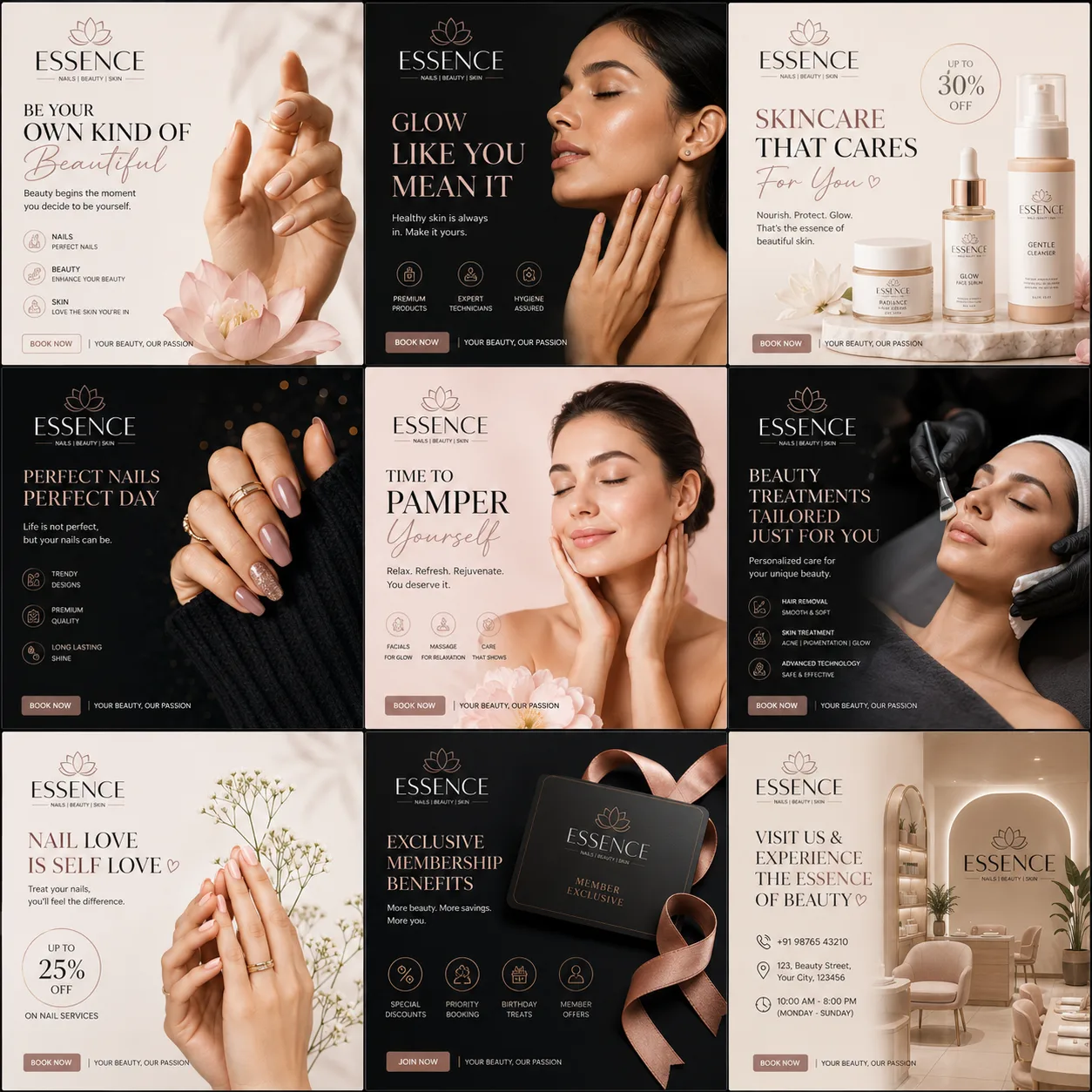 Essence social media creative by AVFX Sign