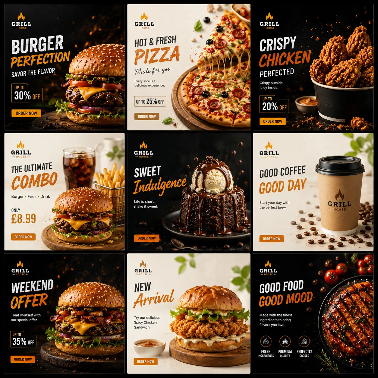 Food brand social media design by AVFX Sign